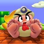  feet female foot_focus goomba goombella mario_bros maskedcube nintendo paper_mario soles video_games 