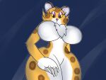  anthro breasts felid female helixdrawsstuff kirby_(series) kirby_and_the_forgotten_land leopard mammal nintendo pantherine solo unnamed_female_leopard_(kirby) video_games 