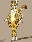  2022 absurd_res anthro clawroline domestic_cat felid feline felis female hi_res kirby_(series) leg_markings mammal markings nintendo solo synthathena thigh_markings video_games 