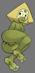  breasts cartoon_network feet female foot_fetish foot_focus genitals green_body green_skin humanoid maskedcube peridot_(steven_universe) pussy small_breasts soles solo steven_universe 