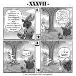  ... 1:1 antennae_(anatomy) applejack_(mlp) arthropod comic dialogue earth_pony english_text equid equine female friendship_is_magic hi_res horse insect lepidopteran mammal monochrome moth my_little_pony plant pony queen_chrysalis_(mlp) text tree vavacung 
