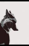  2022 5_fingers black_bars canid canine digital_media_(artwork) fingers fox headshot_portrait hi_res mammal portrait simple_background suzamuri white_background 