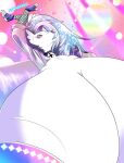  anthro big_breasts breast_growth breasts canid canid_demon canine canis demon female fuwadenki growth hellhound helluva_boss hi_res huge_breasts hyper hyper_breasts loona_(helluva_boss) mammal party rave solo solo_focus wolf 