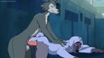 anal anal_penetration animated anthro balls beastars bent_over big_penis bikomation bouncing_balls canid canine canis conditional_dnp dreamworks duo genitals legoshi_(beastars) male male/male mammal mr._wolf_(the_bad_guys) penetration penis the_bad_guys wolf 
