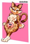  absurd_res andromorph anthro big_breasts breasts clawroline darkadibuja duo felid feline female fur hi_res intersex kirby kirby_(series) leopard male male/female mammal nintendo nipples pantherine thick_thighs video_games 