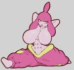  abs absurd_res big_breasts breasts clothed clothing dibujosv12 featureless_breasts female flexible harem_pants hi_res huge_breasts humanoid lips medicham muscular muscular_female nintendo pok&eacute;mon pok&eacute;mon_(species) solo splits spread_legs spreading stretching topless topless_female video_games 