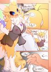  anthro babydoll bandai_namco barely_visible_genitalia barely_visible_pussy big_breasts big_butt breasts butt clothing digimon digimon_(species) fur genitals hi_res hinata_sakamoto human lingerie mammal multicolored_body multicolored_fur nightgown pussy renamon two_tone_body two_tone_fur 