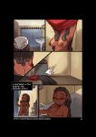  anthro areola bathroom breasts brown_areola brown_nipples butt comic conditional_dnp digital_media_(artwork) ebonychimera female genitals hi_res human human_only inside mammal nipples not_furry nude pussy shaded shower solo video_games 