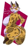  absurd_res anthro big_breasts big_butt breasts butt clawroline claws felid female fur hi_res kirby_(series) leopard long_claws looking_at_viewer looking_back looking_back_at_viewer mammal nintendo nude pantherine rear_view solo spots spotted_body spotted_fur video_games zomboyde 