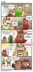  anthro boss_(gym_pals) bovid bovine canid canine canis cattle clothing comic felid gym_pals h155296 hat headgear headwear hi_res locker_room male mammal manager_(gym_pals) masturbation pal_(gym_pals) pantherine penile penile_masturbation tiger underwear wolf 