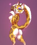 anthro breasts butt clawroline eyeshadow felid feline female fur genitals hi_res kirby_(series) kirby_and_the_forgotten_land leopard licking looking_at_viewer makeup mammal nintendo nipples nude pantherine pussy solo spots spotted_body spotted_fur tenynn thick_thighs tongue tongue_out video_games 