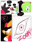  anthro braixen clothing comic delphox dialogue duo english_text female gesture glowing glowing_eyes hat headgear headwear hi_res kirlia nintendo pok&eacute;mon pok&eacute;mon_(species) ponporio_(artist) text video_games waving witch_hat 