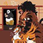  absurd_res anthro anthro_on_anthro anthro_penetrated anthro_penetrating anthro_penetrating_anthro ass_up big_breasts breasts dreamworks duncan_(zeromccall) felid female female_penetrated giant_panda hi_res kung_fu_panda male male/female male_penetrating male_penetrating_female mammal master_po_ping master_tigress pantherine penetration tiger ursid zeromccall 