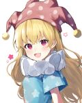  1girl clownpiece highres jill_07km simple_background solo touhou upper_body white_background 