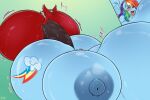  abdominal_bulge ahegao anal anal_penetration anthro anthro_on_anthro areola ball_expansion ball_growth balls big_balls big_breasts big_butt big_nipples blue_areola blue_body blue_nipples breast_expansion breast_growth breasts butt chango-tan cloud_weaver cutie_mark duo equid equine expansion female friendship_is_magic genital_growth genitals growth hair hasbro huge_balls huge_breasts huge_butt hyper hyper_balls hyper_breasts hyper_butt hyper_genitalia looking_pleasured male male/female mammal multicolored_hair my_little_pony nipples pegasus penetration penis penis_growth rainbow_dash_(mlp) rainbow_hair sex wings 