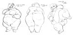  absurd_res anthro balls bodily_fluids cricetid diamond_(kyrosh) foreskin genitals hamster hi_res humanoid_genitalia humanoid_penis kyrosh lying male mammal obese obese_male overweight overweight_male penis rodent solo standing sweat 