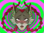  &lt;3 ahegao anthro canid canine domestic_cat face felid feline felis female fillippa fur hair horny_(disambiguation) looking_pleasured love lynx mammal open_mouth pink_tounge sahary simple_background solo tongue tongue_out wet 