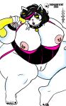  anthro anthro_focus areola balls belly big_belly big_breasts black_hair black_lipstick black_nails bodily_fluids bodypaint breasts catti_(deltarune) clothed clothing collar colored_nails cum cum_from_penis deltarune disembodied_penis domestic_cat ear_piercing ear_ring english_text eyeshadow face_paint felid feline felis female female_focus front_view fur genital_fluids genitals hair highlights_(coloring) huge_breasts huge_hips huge_thighs lingerie lipstick makeup male mammal morbidly_obese morbidly_obese_anthro morbidly_obese_female mostly_nude nails nipple_piercing nipple_ring nipples obese obese_anthro obese_female overweight overweight_anthro overweight_female penis piercing pink_highlights pussy short_hair simple_background solo_focus text themainevent1994 thick_thighs undertale_(series) video_games white_body white_fur wide_hips yellow_sclera 