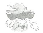  2d_animation animated blush blush_stickers boop caprine deltarune eyewear glasses goat hat mammal ralsei scarf simple_background smashedatoms white_background 