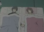  censored character_request clannad comedy couple hand_holding humor parody pillow pointless_censoring 