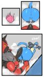  absurd_res anthro anus ass_up backsack balls bent_over big_penis bodily_fluids butt canid canine don&#039;t_drop_the_soap felid feline genitals hi_res high-angle_view hot_dogging imminent_sex incineroar janslobonejo long_penis lucario male mammal muscular muscular_male nintendo nipples pecs penis pok&eacute;mon pok&eacute;mon_(species) presenting presenting_hindquarters soap surprised_expression sweat towel video_games 