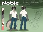  2022 anthro clothed clothing digital_media_(artwork) dragon english_text horn kittydee male model_sheet pronouns smile text wingless_dragon 