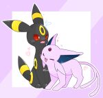  &lt;3 :3 ambiguous/ambiguous ambiguous_gender big_ears black_body black_ears black_fur black_inner_ear black_tail blush cheek_tuft colored cute_fangs digital_media_(artwork) duo eeveelution espeon eyes_closed facial_tuft felid feline feral feral_on_feral flustered forehead_gem forked_tail front_view fur happy ia2ie8 kemono looking_at_another mammal markings monotone_body monotone_fur monotone_tail multicolored_body multicolored_ears multicolored_fur multicolored_tail nintendo no_sclera open_mouth open_smile paws pink_background pink_body pink_ears pink_fur pink_tail pok&eacute;mon pok&eacute;mon_(species) quadruped red_eyes ring_(marking) ringtail romantic romantic_couple rubbing rubbing_cheek simple_background sitting smile standing tail_markings three-quarter_view tuft two_tone_body two_tone_ears two_tone_fur two_tone_tail umbreon unusual_anatomy unusual_tail video_games white_background yellow_body yellow_ears yellow_fur yellow_markings yellow_tail 