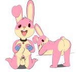  anthro anus arcade_bunny begging bodily_fluids chubby_male collar cum cumshot ejaculation erection genital_fluids genitals hi_res lagomorph leporid looking_at_viewer male mammal one_eye_closed open_mouth penile penis presenting presenting_anus rabbit sex_toy slightly_chubby solo tongue tongue_out twerpishimp vibrator vibrator_on_penis wink 