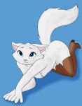  ass_up begging boots butt clothing crossed_arms cute_expression domestic_cat dulcinea felid feline felis footwear hi_res horny_(disambiguation) looking_at_viewer mammal unknown_artist 