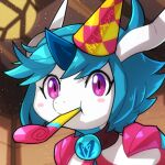  blitzdrachin clothing conditional_dnp dragon hat headgear headwear icon looking_at_viewer low_res party_hat sifyro tagme 