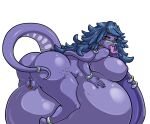  adjatha anthro female hi_res humanoid hyper hyper_pregnancy pregnant raised_tail raskvel solo tongue tongue_out trials_in_tainted_space 