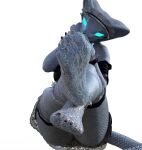  android anthro bbdworks clothing colored_nails female footwear glowing glowing_eyes hi_res humanoid machine maid_uniform nails reptile robot scalie snake snake_hood socks solo syndra(bbd-works) tongue tongue_out uniform 