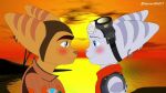  animated female gameralfa117 holidays kissing lombax male male/female mammal passionate passionate_kiss ratchet ratchet_and_clank rivet_(ratchet_and_clank) romantic romantic_ambiance romantic_couple sony_corporation sony_interactive_entertainment sunset valentine&#039;s_day video_games 