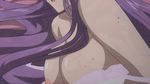  bra etou_fujiko ichiban_ushiro_no_daimaou lingerie nipple nipples purple_hair underwear 