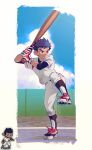  1boy absurdres baseball baseball_bat baseball_jersey baseball_uniform character_request child commentary_request copyright_request highres holding holding_baseball_bat male_focus shirt solo sportswear tagme uniform zxanzai 