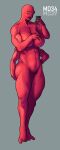  3_toes 4_arms 4_eyes alien alien_humanoid bald ben_10 big_breasts breasts cartoon_network covering covering_breasts feet female genitals huge_breasts humanoid md34 multi_arm multi_eye multi_limb muscular muscular_female muscular_thighs no_pupils nude phone pussy red_body red_skin selfie solo tall tetramand thick_thighs toes yellow_eyes 