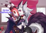  alipse anthro blitzo_(helluva_boss) canid canid_demon canine canis demon duo female hellhound helluva_boss hi_res loona_(helluva_boss) male mammal text wolf 