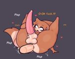  &lt;3 ahegao anal anal_penetration animal_genitalia anthro anus big_butt big_penis bodily_fluids butt dialogue disembodied_penis duo facial_markings genital_fluids genitals girly head_markings kittyfox knot knot_in_sheath looking_pleasured male male/male markings multicolored_body nillykfox paws penetration penile_spines penis precum sepia_(sepiakfox) sepiakfox sheath smile solo_focus sound_effects text thick_thighs tongue tongue_out 
