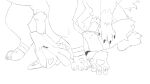  16:9 2d_animation animal_genitalia animated anthro canid double_penetration female feral frame_by_frame genitals group hi_res houndoom knot loop lucario lycanroc male male/female mammal midnight_lycanroc monochrome nintendo oral penetration pok&eacute;mon pok&eacute;mon_(species) questionable_consent short_playtime unfinished vaginal vaginal_penetration vanillatea video_games widescreen 