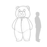  anthro hi_res humanoid lazzzy_drawings male mammal plushie silhouette solo teddy_bear ursid 
