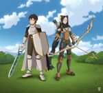  absurd_res assassin bow_(weapon) female fire_emblem fire_emblem_awakening hero hi_res human humanoid male mammal melee_weapon nintendo panne plains ranged_weapon shield sword taguel unknown_artist video_games weapon 