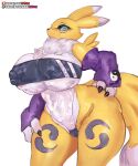 2022 anthro armwear artist_name bandai_namco big_breasts black_nose blush breasts chest_tuft cleavage clothed clothing curvy_figure digimon digimon_(species) elbow_gloves female fur fur_markings girlsay gloves gris_swimsuit hand_on_hip handwear hi_res huge_breasts looking_at_viewer markings meme meme_clothing multicolored_body multicolored_fur nipple_outline one-piece_swimsuit renamon shoulder_tuft simple_background solo standing swimwear text translucent translucent_clothing translucent_swimwear tuft two_tone_body two_tone_fur url voluptuous white_background white_body white_fur wide_hips yellow_body yellow_fur yin_yang 