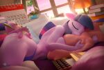  absurd_res anthro blender_(software) duo equid equine female friendship_is_magic hasbro hi_res holidays hooves-art horn male mammal my_little_pony spike_(mlp) twilight_sparkle_(mlp) unicorn valentine&#039;s_day 