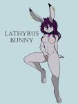  absurd_res anthro female hi_res lagomorph lathyrus_bunny leporid mammal nude rabbit solo the_man 