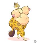  absurd_res anthro breasts clawroline felid female hi_res imafetish kirby kirby_(series) leopard mammal nintendo nipples pantherine slightly_chubby solo thick_thighs video_games 