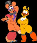  absurd_res adultpartypunch animatronic anthro avian balls big_breasts big_penis bird bow_tie breasts chica_(fnaf) chicken clothed clothing curvy_figure digital_media_(artwork) duo erection female five_nights_at_freddy&#039;s five_nights_at_freddy&#039;s:_security_breach five_nights_at_freddy&#039;s_2 freddy_(fnaf) galliform gallus_(genus) genitals glamrock_freddy_(fnaf) hat headgear headwear hi_res huge_breasts huge_penis humanoid humanoid_genitalia humanoid_penis imminent_sex intersex intersex/male machine male male/female muscular nipples nude penis phasianid presenting presenting_penis pussy robot robot_humanoid scottgames simple_background thick_penis thick_thighs top_hat toy_chica_(fnaf) video_games wide_hips 