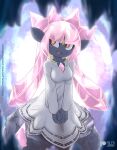  blush breasts clothed clothing crystal diancie dress female hi_res humanoid legendary_pok&eacute;mon nintendo non-mammal_breasts not_furry pok&eacute;mon pok&eacute;mon_(species) rilex_lenov solo video_games 