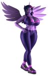  3d_(artwork) anthro argos90 big_breasts big_butt breasts butt digital_media_(artwork) female friendship_is_magic hi_res my_little_pony solo sportswear twilight_sparkle_(mlp) 