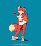  2021 absurd_res adidas anthro ball basketball_(ball) basketball_uniform biped black_ears black_nose blue_background blue_bottomwear blue_clothing blue_crop_top blue_shorts bottomwear brand_parody breasts canid canine cheek_tuft clothed clothing conditional_dnp countershade_face countershading crop_top curvy_figure digital_media_(artwork) dipstick_tail drawstring drawstring_bottomwear english_text facial_tuft female footwear fox fox-pop freckles fully_clothed fur green_eyes hand_on_hip hi_res holding_basketball lola_bunny looking_at_viewer looney_tunes mammal markings midriff multicolored_body multicolored_crop_top multicolored_fur one_eye_closed open_mouth open_smile orange_body orange_fur orange_tail patricia_mac_sionnach pigtails pink_inner_ear plantigrade pose shadow shirt shoes shorts simple_background smile smiling_at_viewer solo space_jam sportswear standing tail_markings tan_body tan_countershading tan_fur tan_tail text topwear tuft two_tone_tail uniform warner_brothers watermark white_bottomwear white_clothing white_crop_top white_footwear white_shoes white_shorts wink winking_at_viewer 