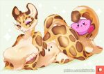  anthro big_breasts breasts clawroline claws felid female fur kirby kirby_(series) kirby_and_the_forgotten_land leopard looking_at_viewer makeup mammal missaka nintendo nude pantherine smile spots video_games 